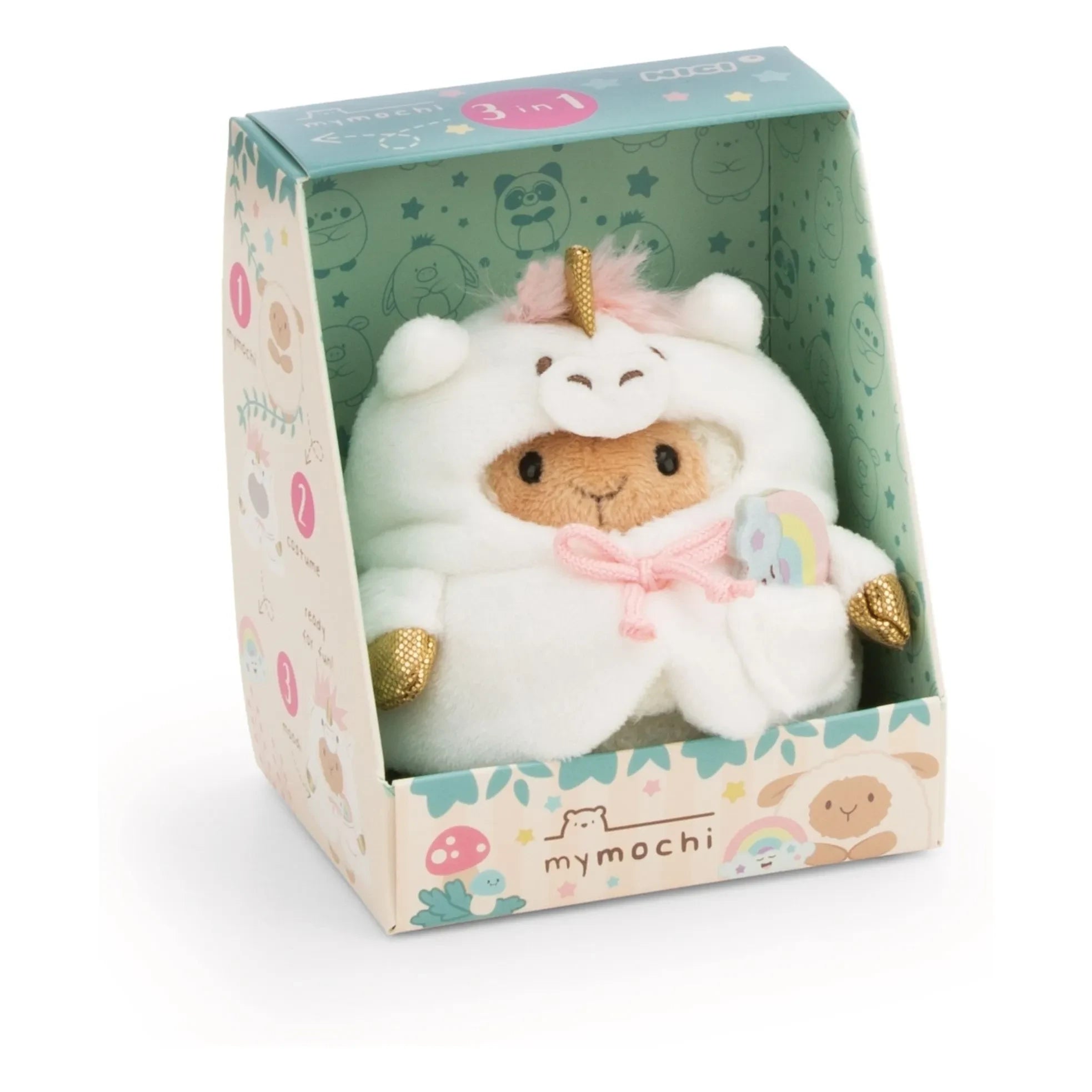 Nici - Unicorn Costume Mouton Wools Plush | White