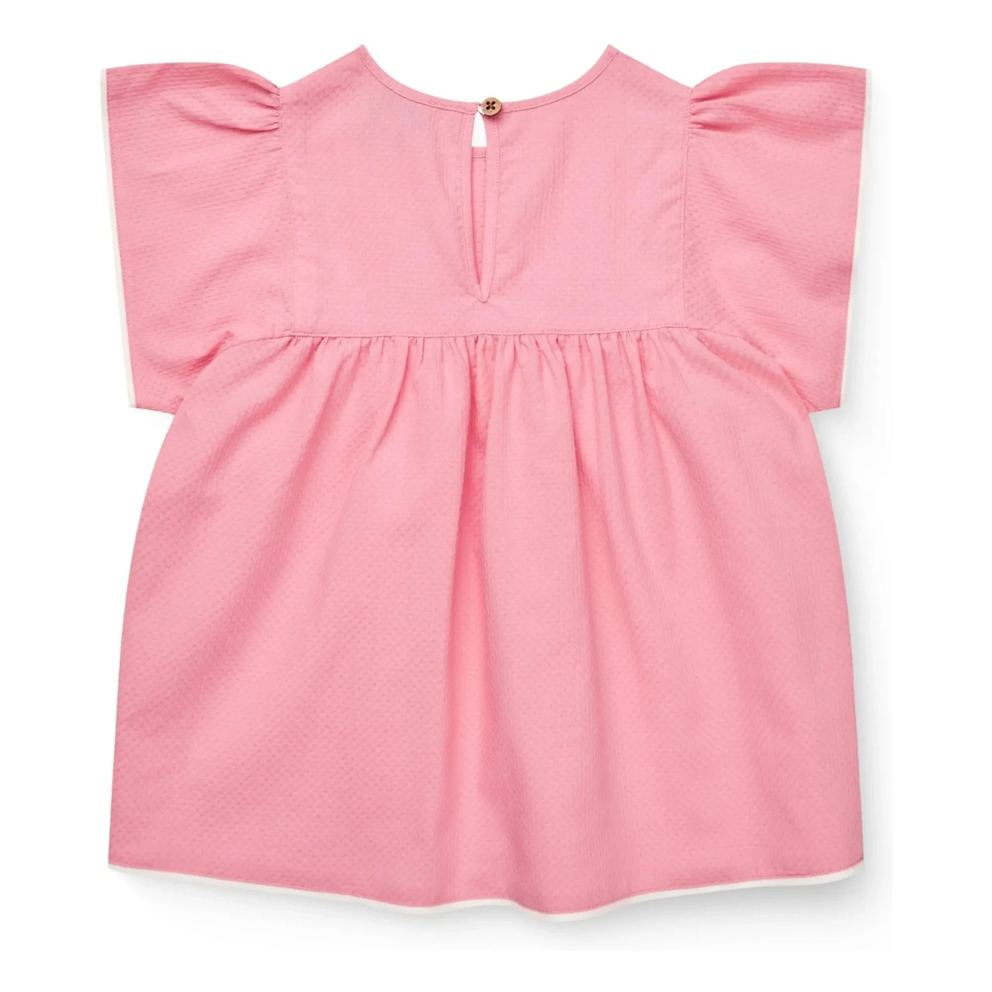 Copenhagen Colors - Organic Cotton Ruffle Blouse | Powder pink