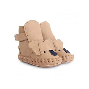 Donsje - Kapi Nubuck Slippers | Beige