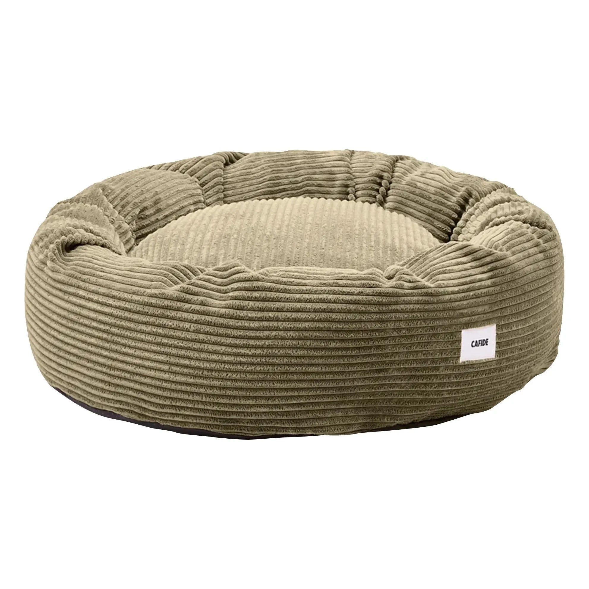 Cafide - Nuba Velvet Dog Bed | Green