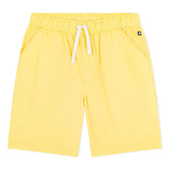 Petit Bateau - Solid Linen Bermuda Shorts | Yellow