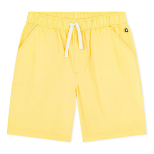 Petit Bateau - Solid Linen Bermuda Shorts | Yellow