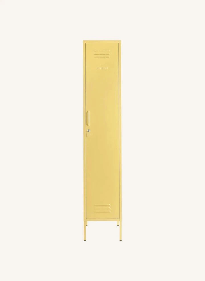 Mustard Made - Slim Metal Cabinet | Faded Yellow