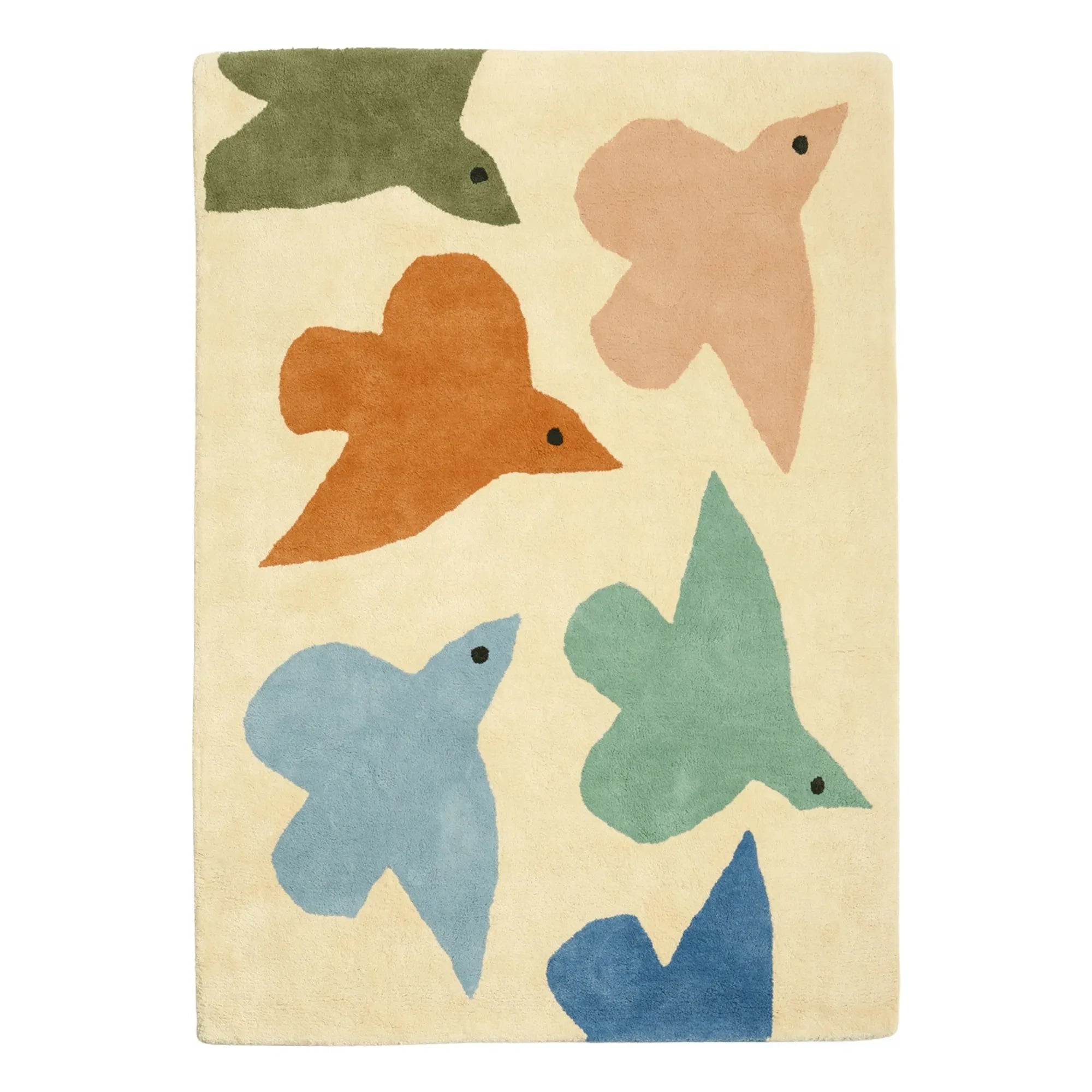 Bleuu-studio - Bird Rug | Blue