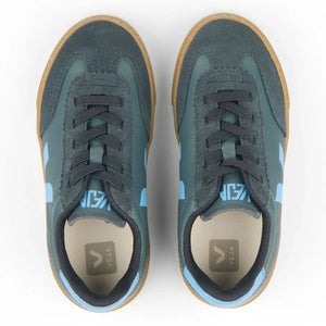 Veja - Elastik Bağcıklı Spor Ayakkabılar Small Volley Leather O.T | Mavi