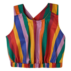 Fabula - Striped Top | Red
