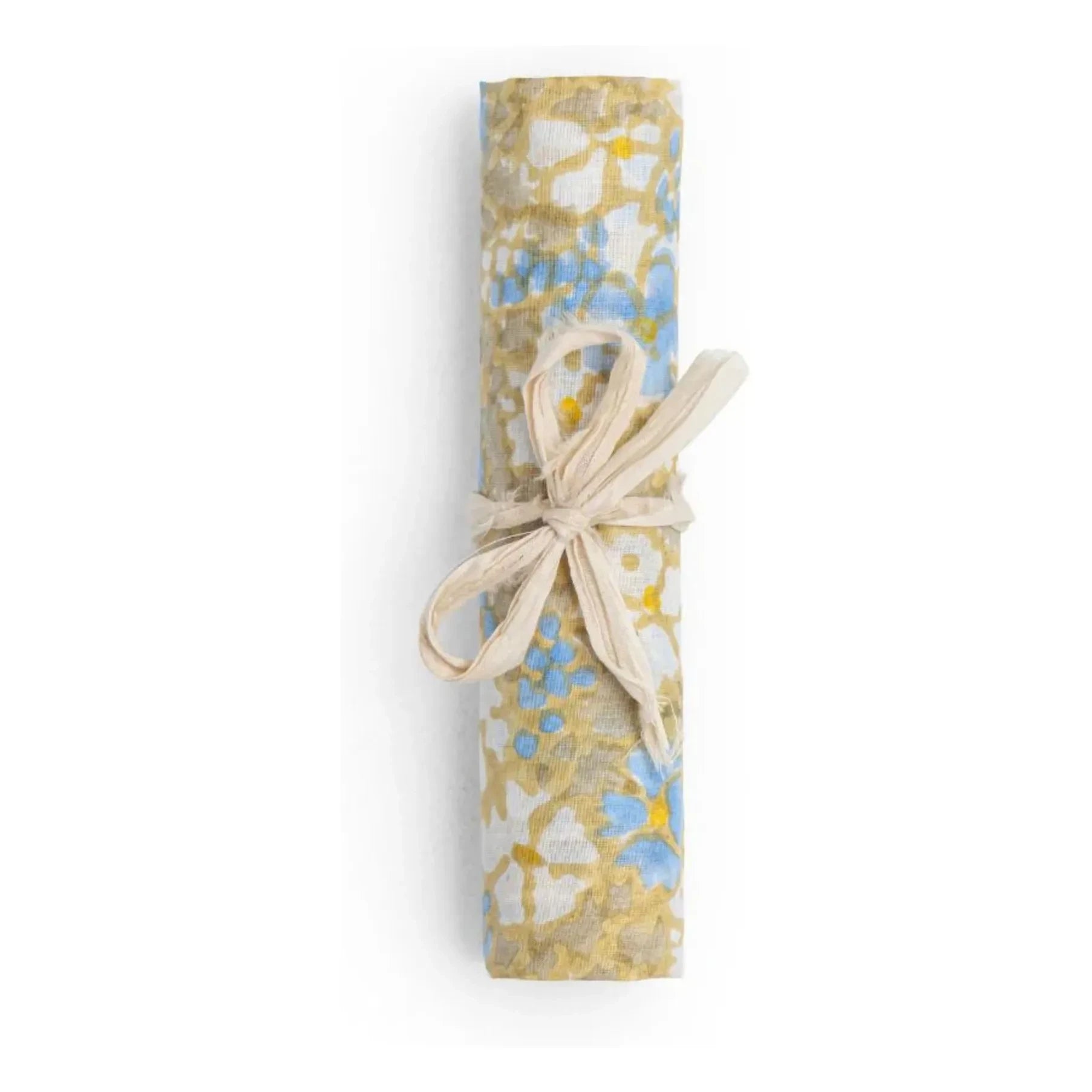 Le Monde Sauvage - Madras Napkin - 8-Pack | Yellow