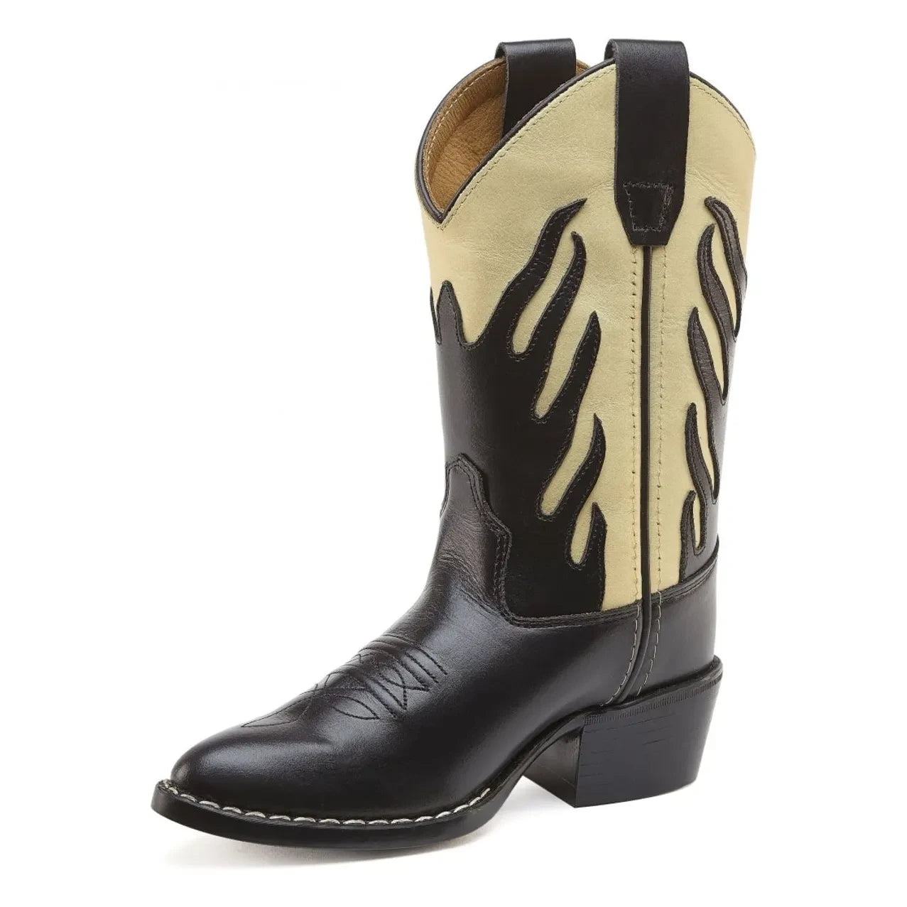 Bootstock - Santiags Flames Black | Black