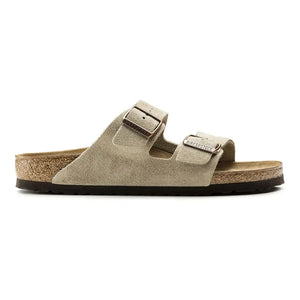BIRKENSTOCK - Arizona Suede Sandals | Dark Beige Brown