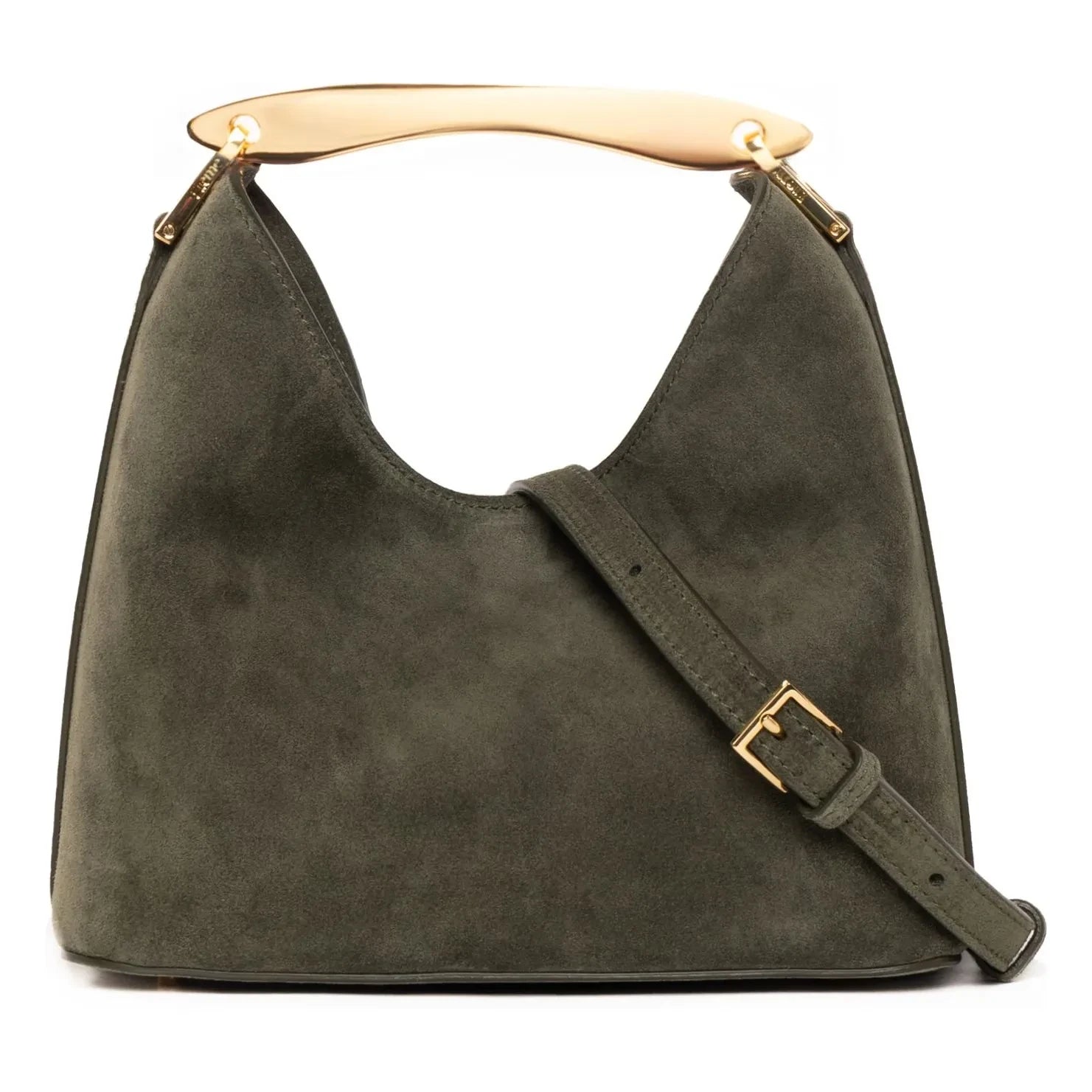 Elleme - Small Boomerang Bag in Grenli Leather | Khaki