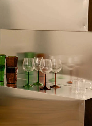 Olsson & Jensen - Nola Glasses - 4-piece Set | Green
