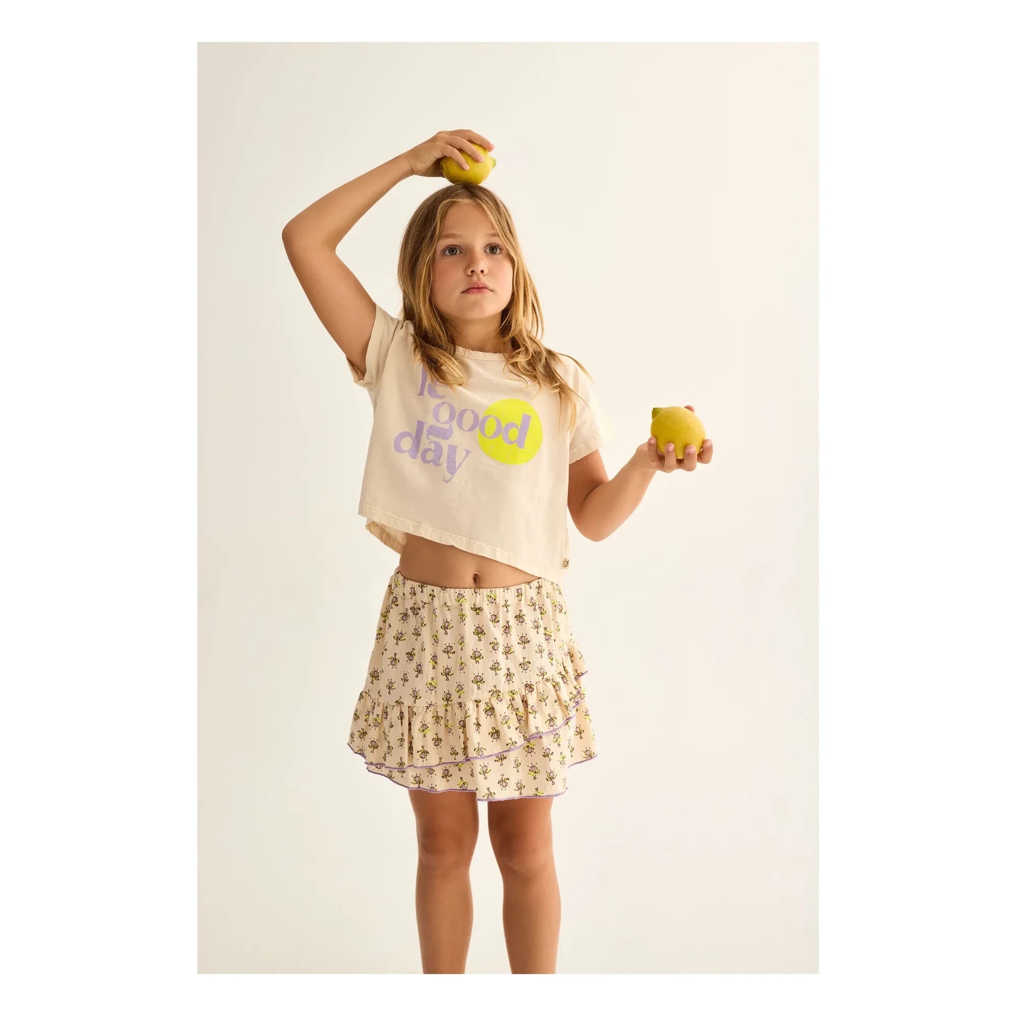 Cozmo - Molly Fleurie Organic Cotton Skirt | Lavender