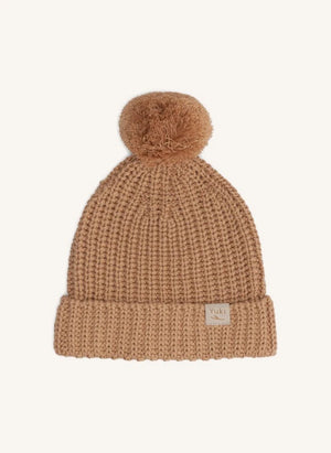 Yuki - Organic Cotton Knit Beanie | Dusty Pink