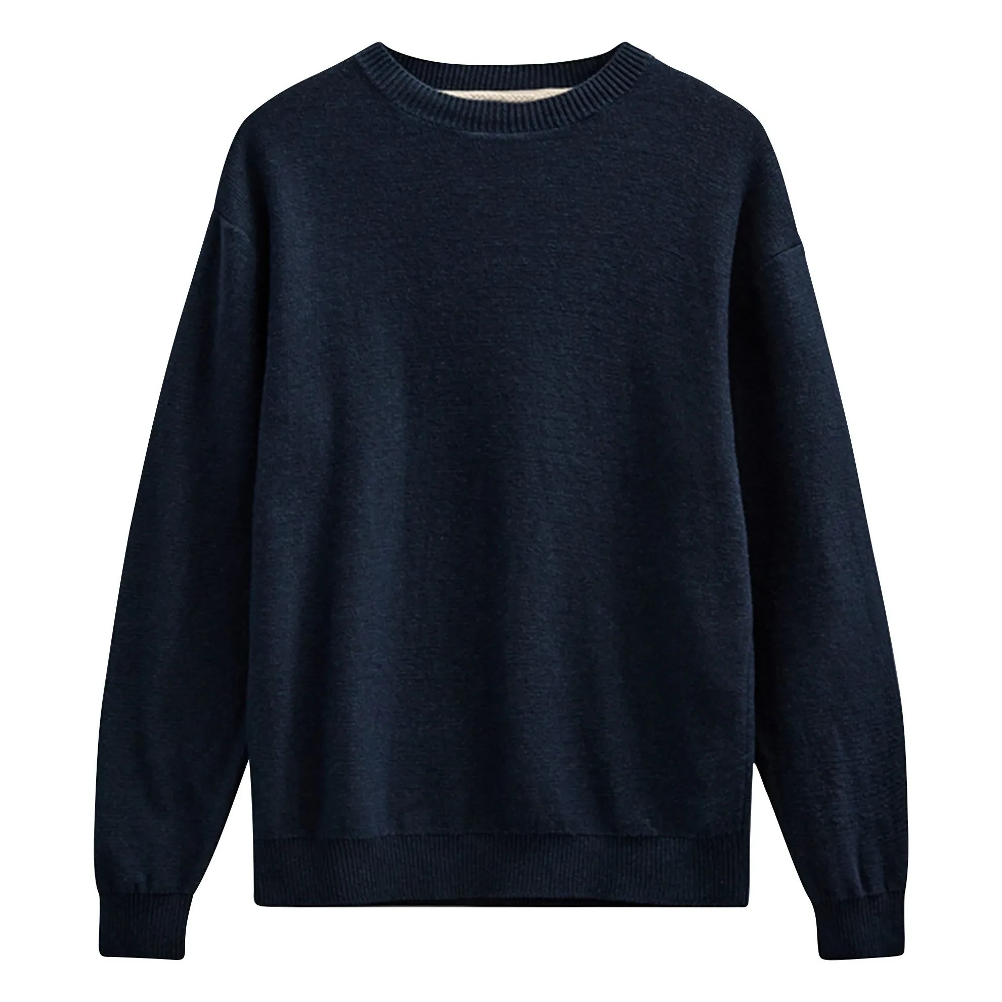Anerkjendt - Akebbe Cotton Sweater | Dark Blue