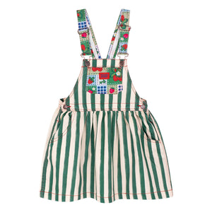 Favorite People - Striped Fragola Salopet Dress | Green