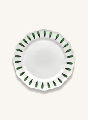 Serax - Charly Striped Dessert Plates - Set of 2 | Green
