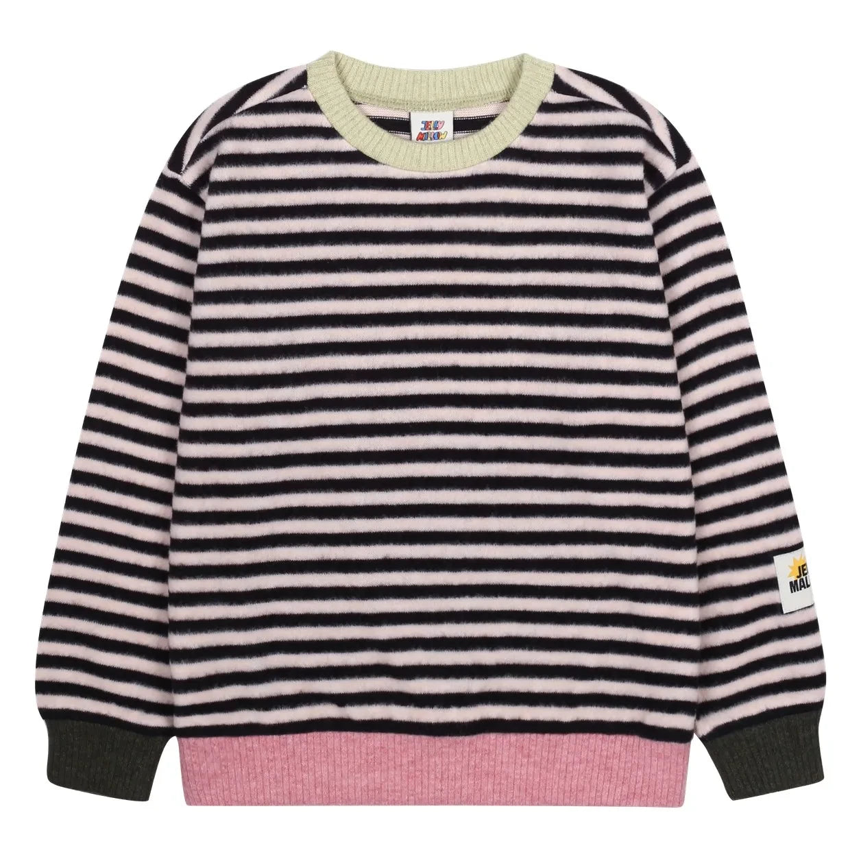 Jelly Mallow - Striped Sweater | Cream