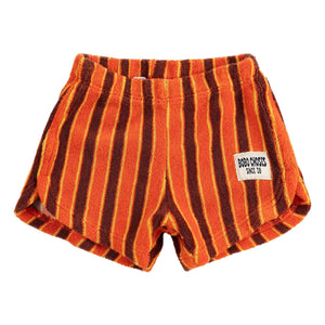 Bobo Choses - Striped Baby Shorts | Orange