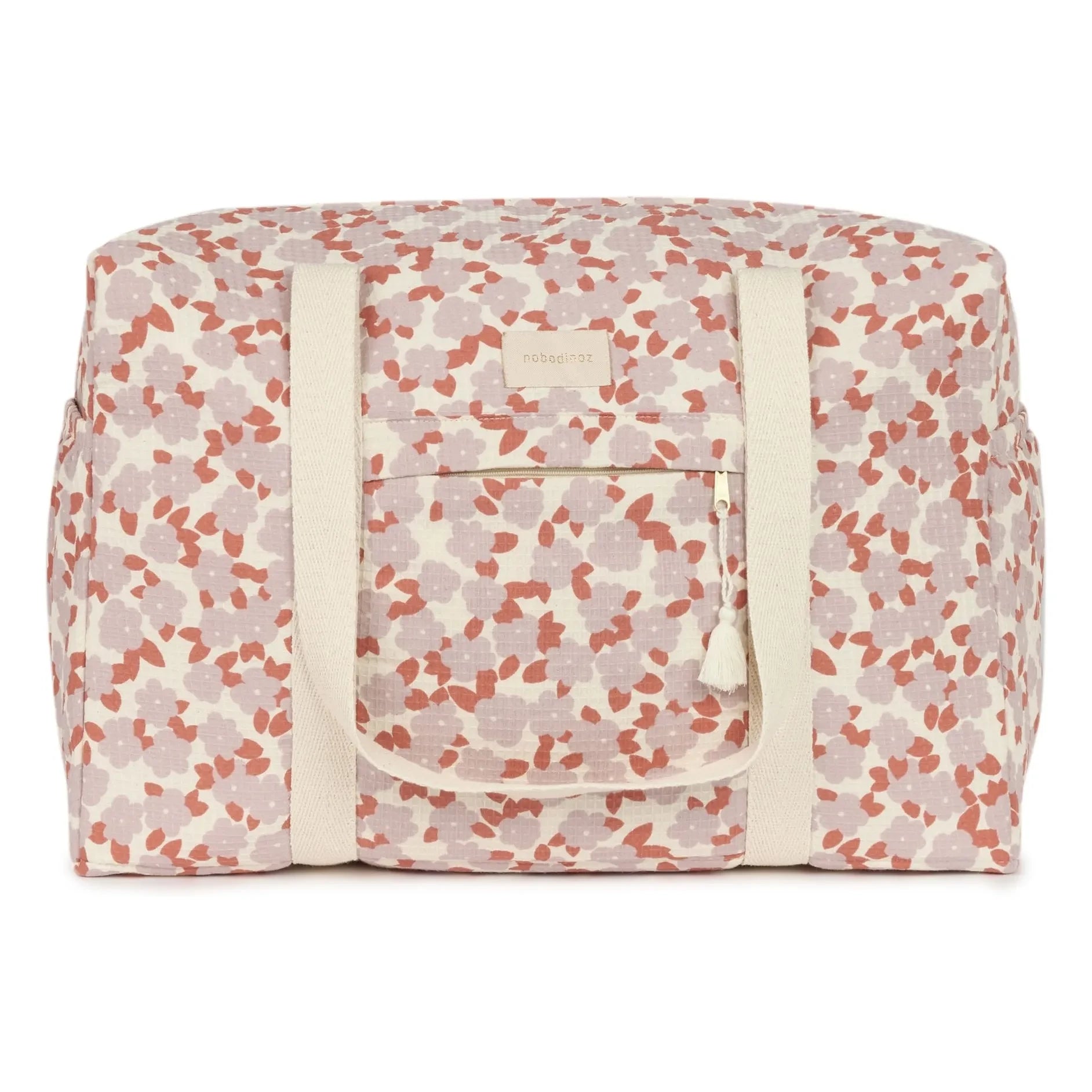 Nobodinoz - Waterproof Baby Changing Bag Opera Mauve Sakura | Mauve
