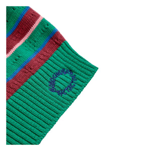 Bobo Choses - Striped Organic Cotton Tank Top | Green