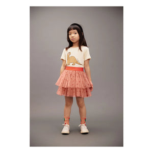 Mini Rodini - Polka Dot Tulle Skirt | Pink