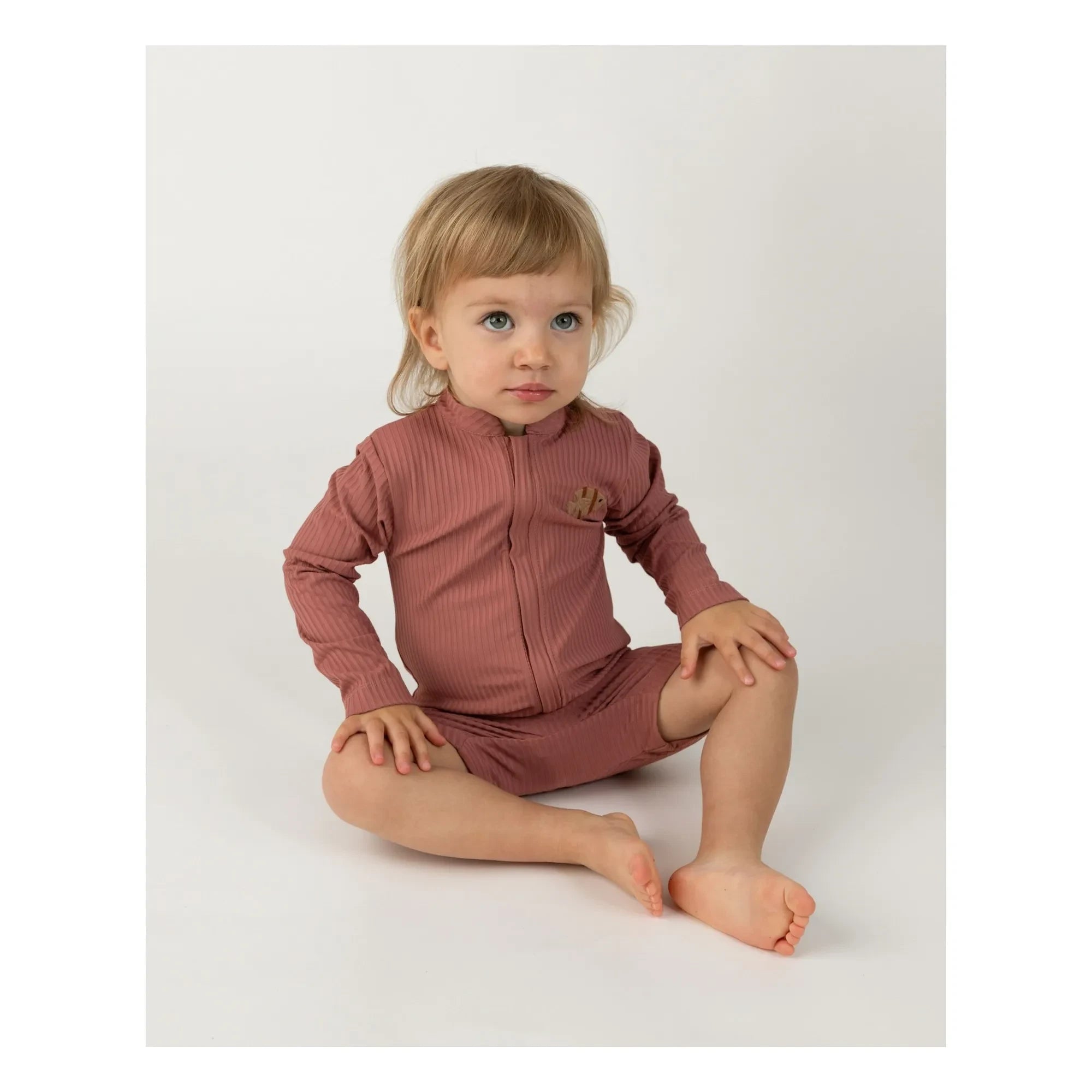 Donsje - Monoah Fish Print Swimsuit | Terracotta Red