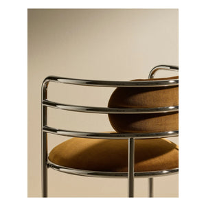 Maison Sarah Lavoine - Moon Velvet Chrome Chair | Havana