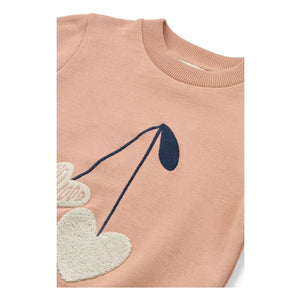 Liewood - Sweat Thora Hearts Organic Cotton | Pink