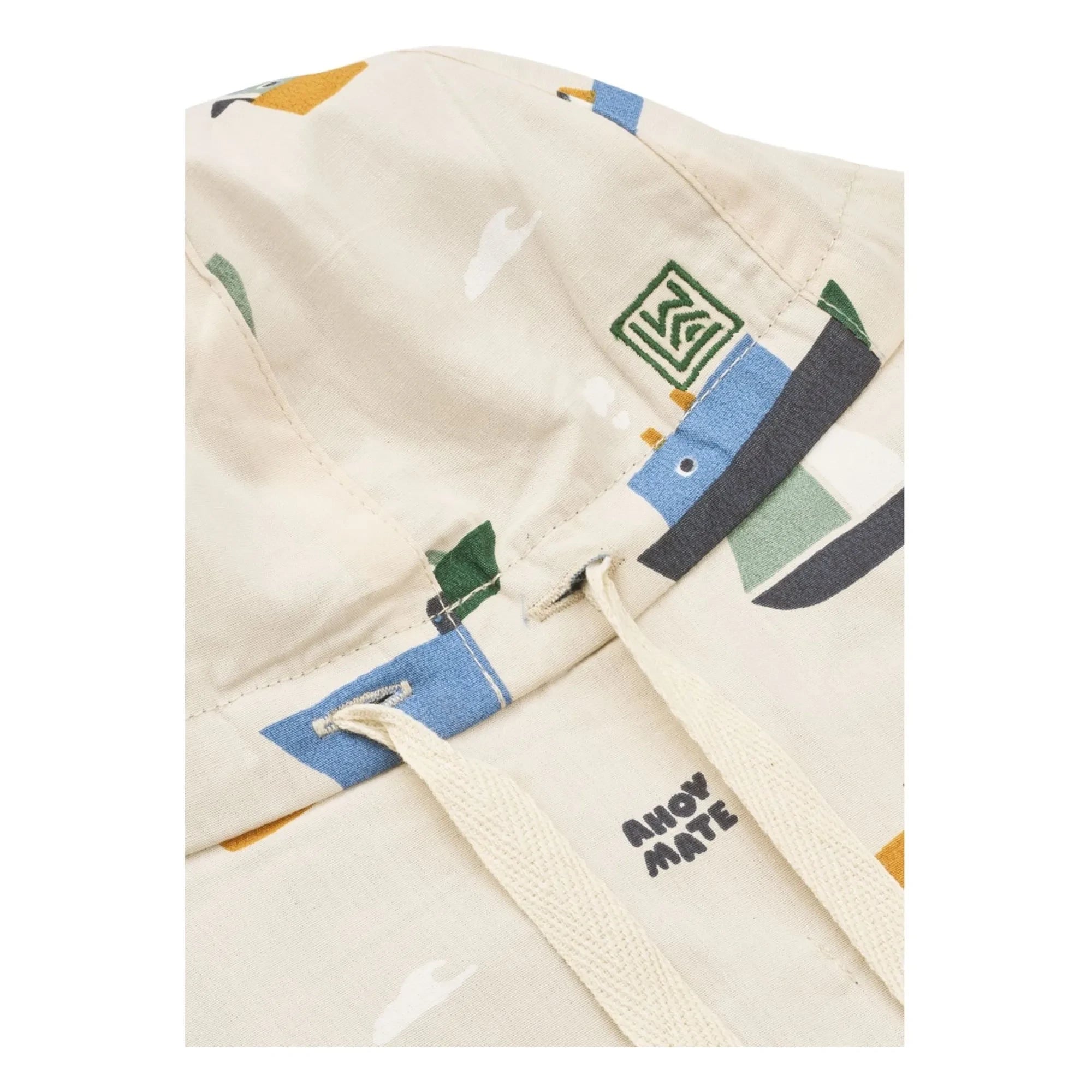 Liewood - Gorm Bateaux Organic Cotton Reversible Hat | Blue