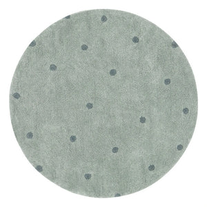 Lorena Canals - Dot Pattern Round Rug | Sage