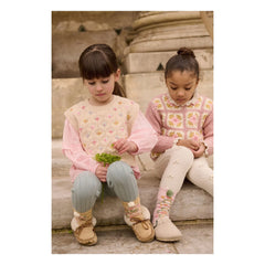 Louise Misha - Alicia Wool Embroidered Sweater | Pink