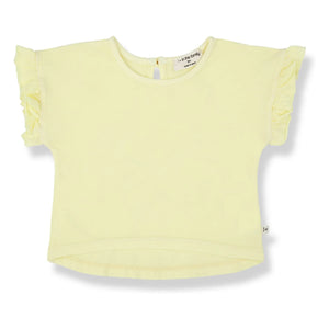 1+ in the family - Volants Campanet T-Shirt | Yellow