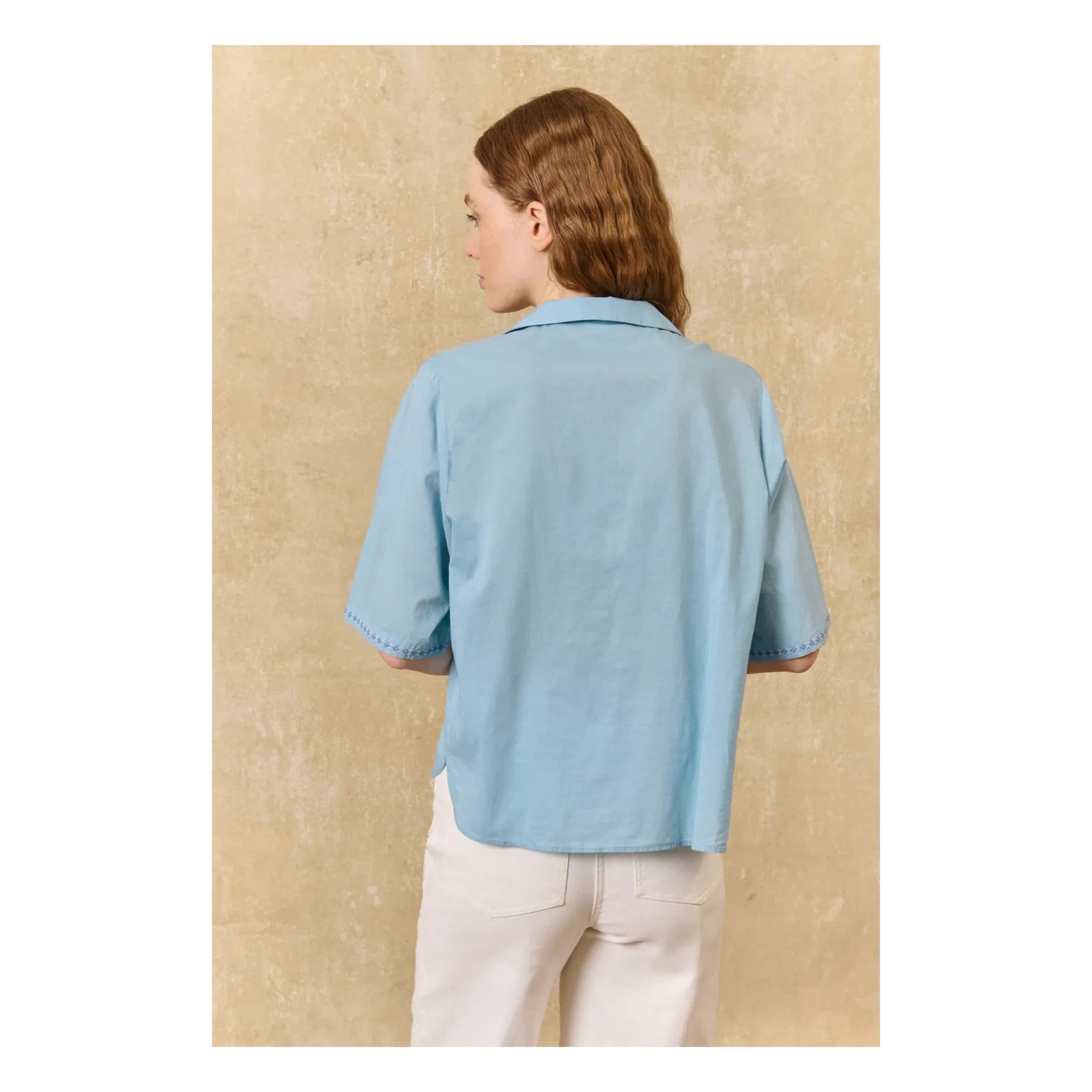 Louise Misha - Emilius Shirt | Blue