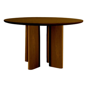 Gabrielle Paris - Round Dining Table, Teak Joe Veneer | Teak