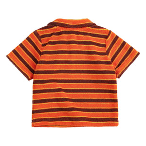 Bobo Choses - Striped Baby Polo | Orange