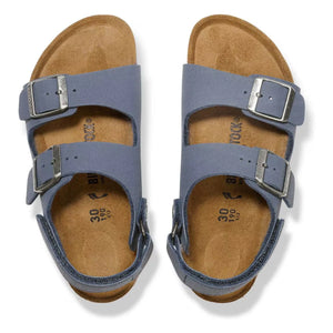 BIRKENSTOCK - Sandalet Milano AS Kids Birko-Flor Birkibuc | Klasik lacivert