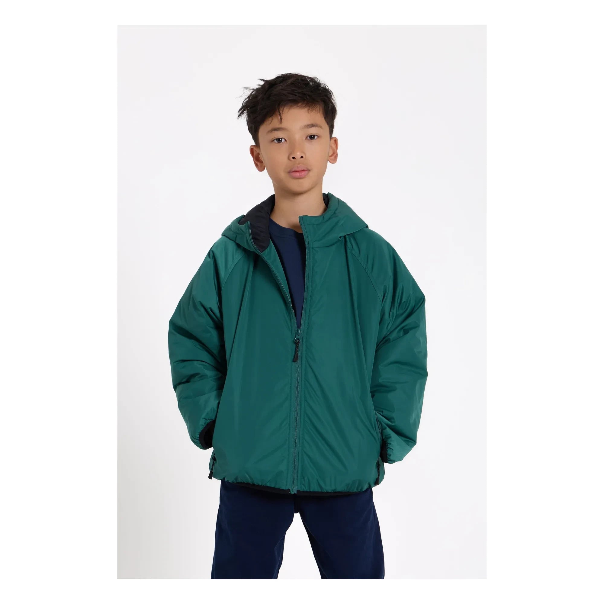 Smallable Kid - Hardy Water-Resistant Jacket | Forest Green