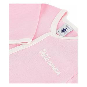 Petit Bateau - Dors Bien Petit Amour Organic Cotton Pajamas | Pink