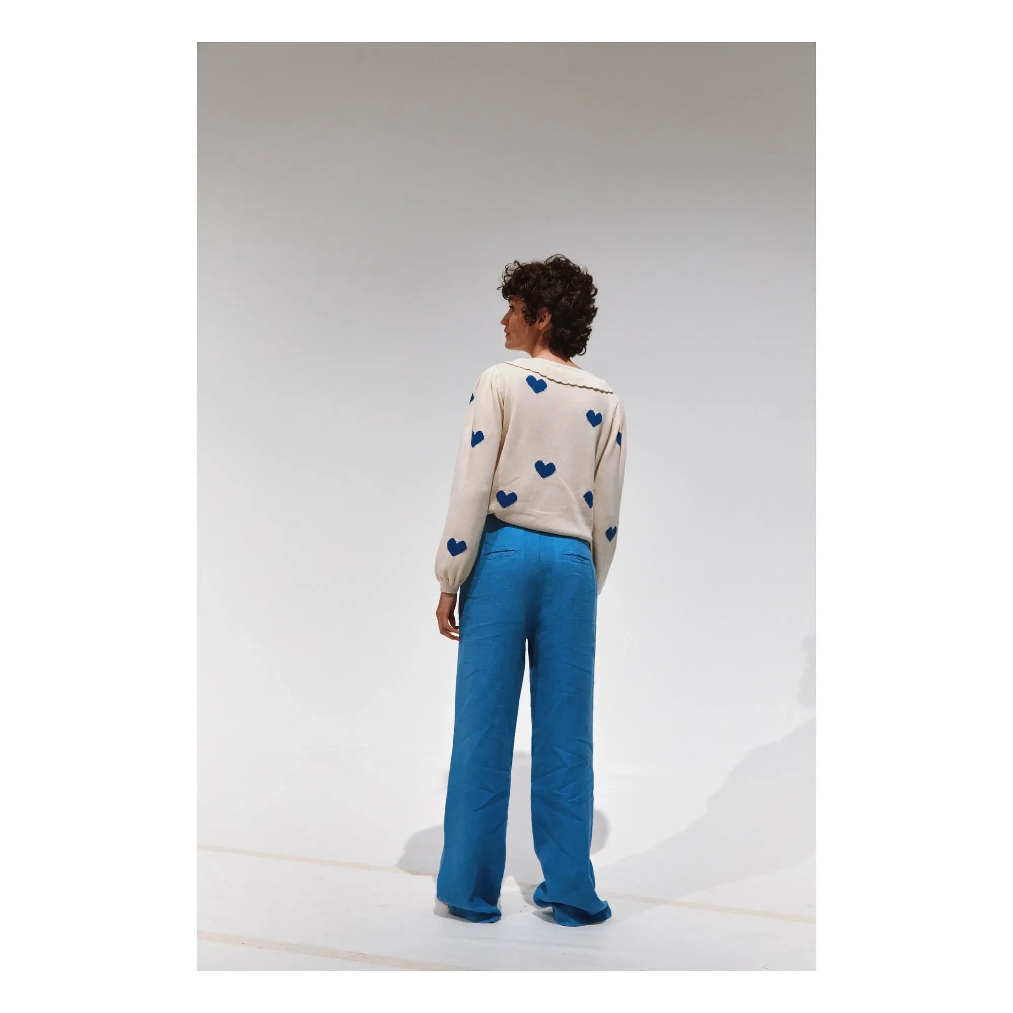 Emile et Ida - Organic Cotton Cardigan Boum | Ecru