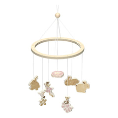 Cam Cam - Augusta Wooden Mobile | Peach
