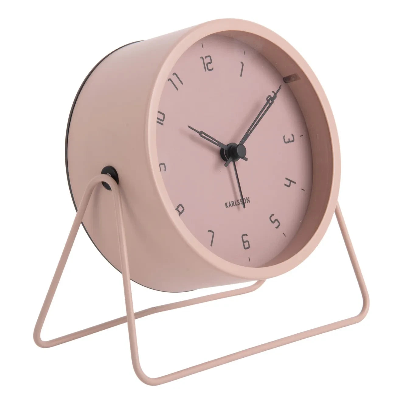 Present Time - Stark çelik alarm saati | Pembe