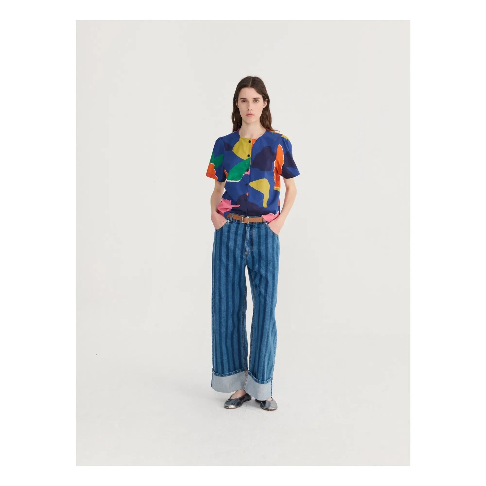Bobo Choses - Floral Color Organic Cotton Blouse | Pink