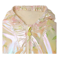 Bonpoint - Alana Cherries Recycled Fiber Hooded Jacket | Pink