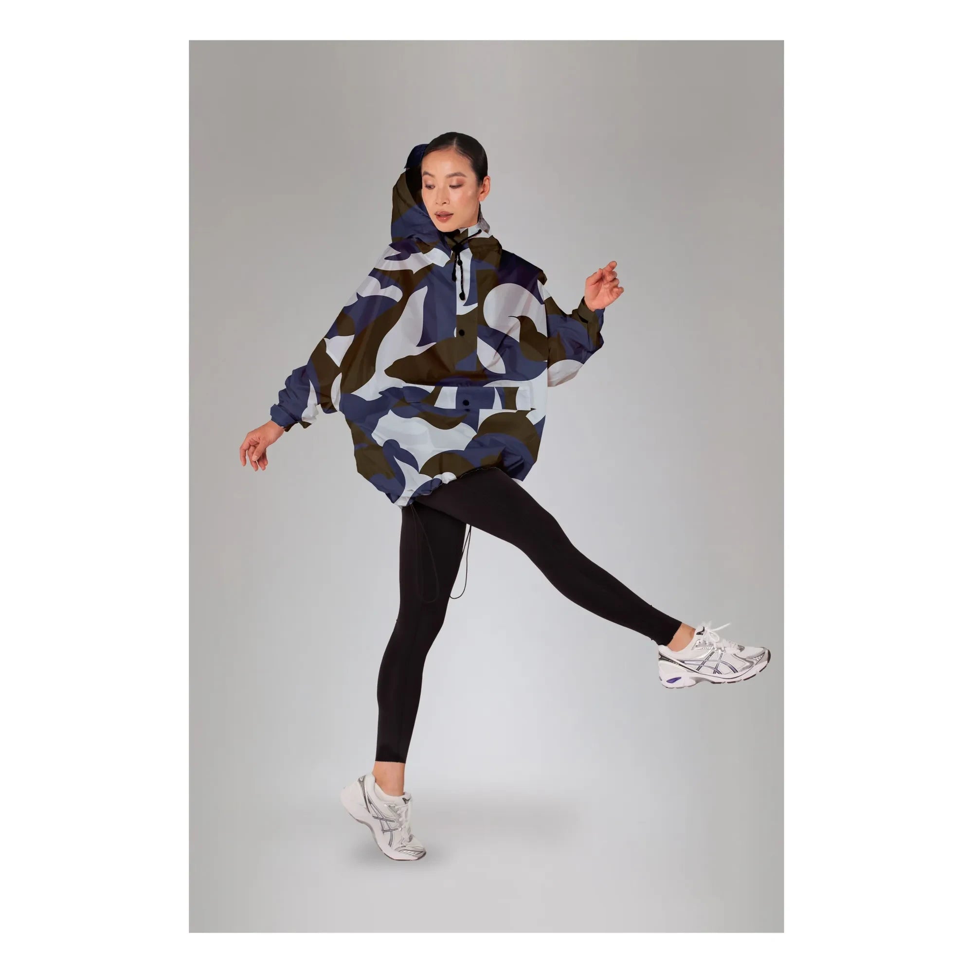 Rainkiss - Malika Rain Poncho | Blue