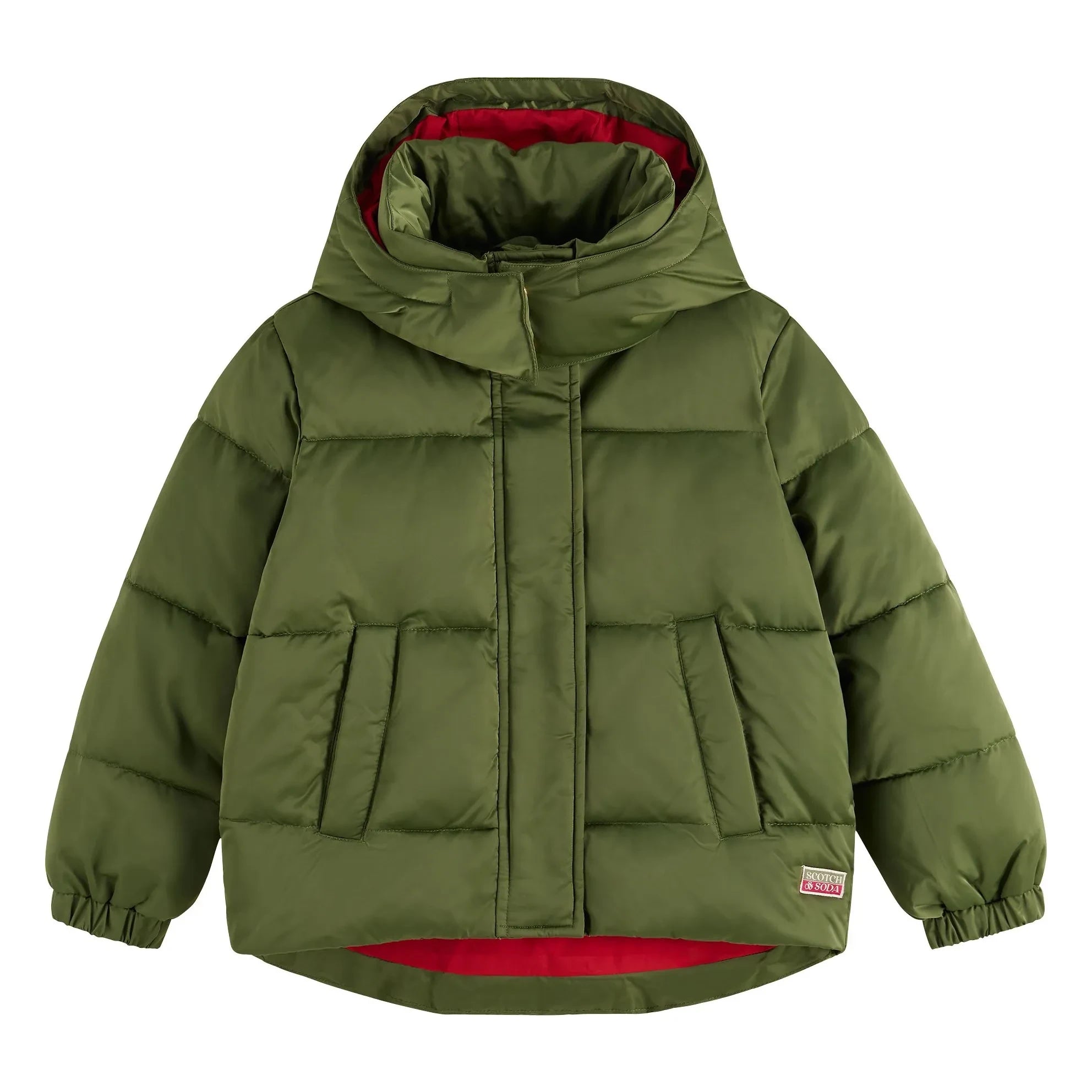 Scotch & Soda - Short Puffer Jacket | Khaki