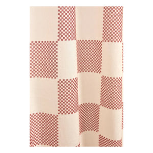 Nobodinoz - Wendy Stripes Cotton Voile Curtain | Red