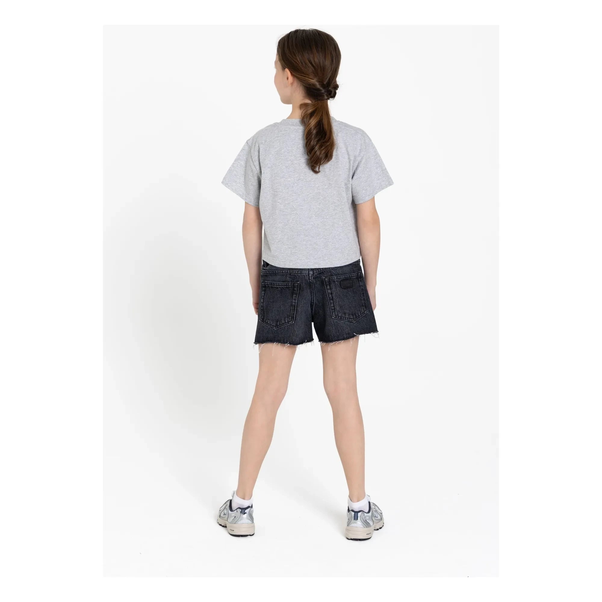 Finger in the Nose - Denim Eva Shorts | Denim Gray