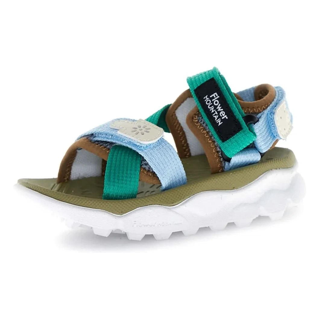 Flower Mountain - Nazca 2 Junior Sandals | Blue Green