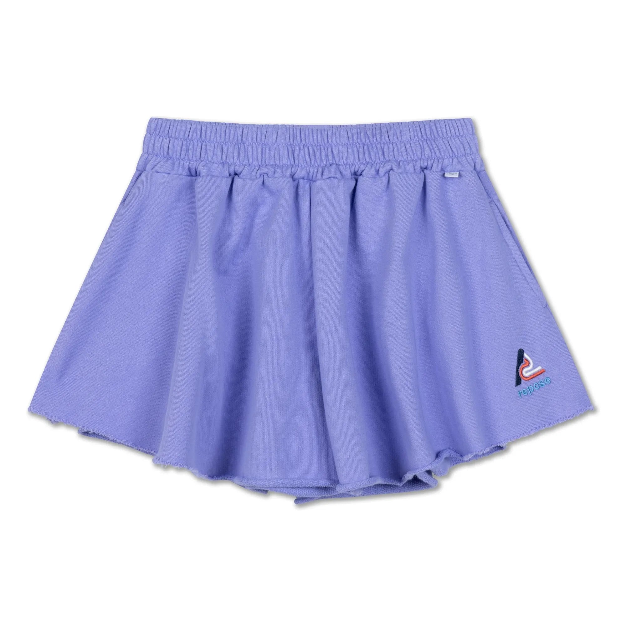 Repose AMS - Cropped Hem Jogger Shorts Organic Cotton | Lilac