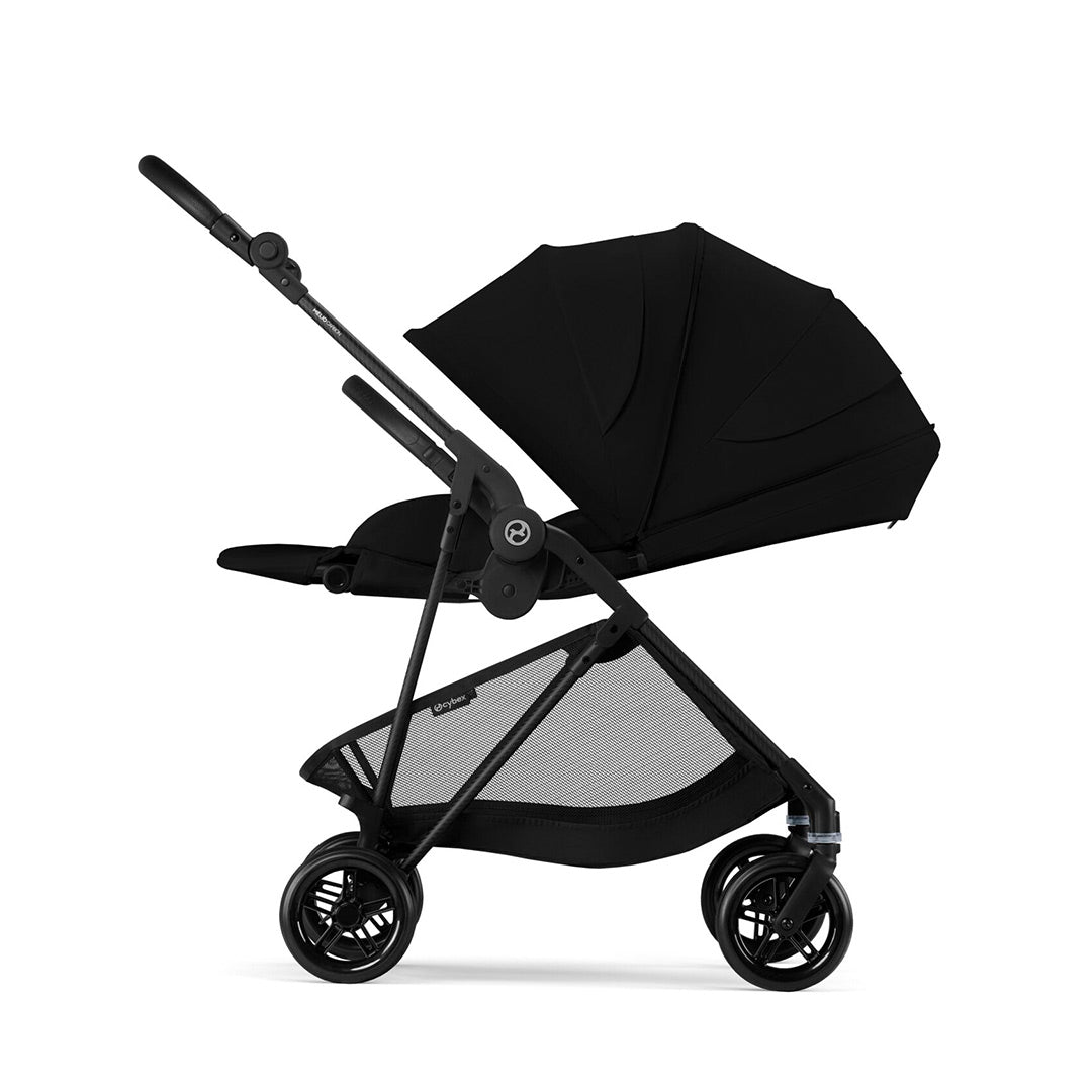 CYBEX Melio Carbon Pushchair - Magic Black-Strollers-Magic Black- | Natural Baby Shower